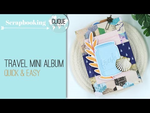 Travel Mini Album Tutorial - Quick & Easy
