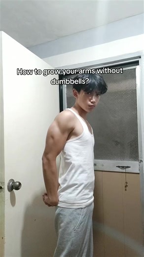 Build Your Arms Without Equipment - Home Workout Tutorial