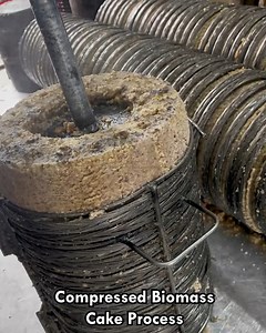 Compressed Biomass Cake Process #biomassfuel #ecoenergy #agriwasteuse | Deep Dive News