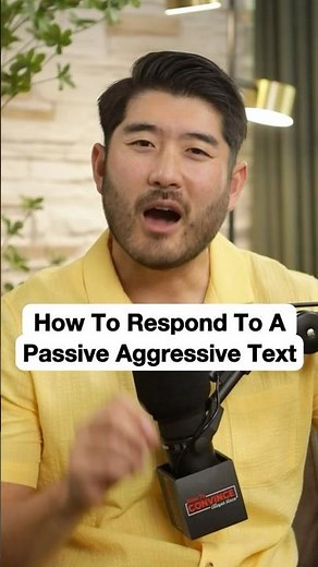 How To Respond To A Passive Aggressive Text #communicationskills