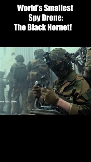Worlds Smallest Spy Drone The Black Hornet!
