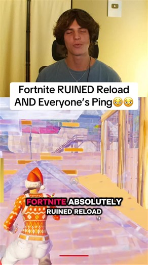 Fortnite RUINED reload and ping with this new update😭💔 #fortnite #fortnitefunny