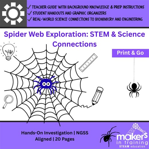 Spider Web Exploration: STEM & Science Connections