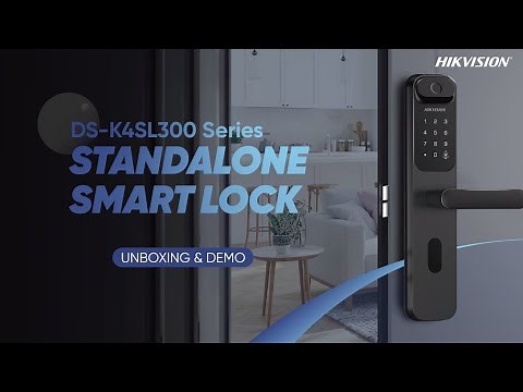DS-K4SL300 Series Standalone Smart Lock - Unboxing & demo