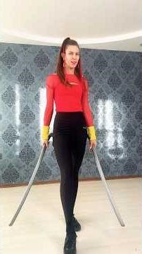 Обучалка💃🏼⚔️ Вращения шашками разнонаправленные + проходки и повороты😎