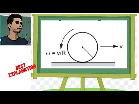 A solid sphere is set into motion on a rough horizontal surface with a linear speed v in the forward