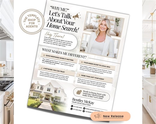Real Estate Introduction Flyer | What Makes Me Different Flyer | Introduction Flyer | Real Estate Marketing | Farming Flyer |marketing Flyer - Etsy