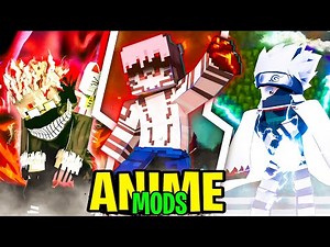 Top 3 MOST EPIC Anime Mods For Minecraft PE [1.21+] | Minecraft Anime Mod (2025)