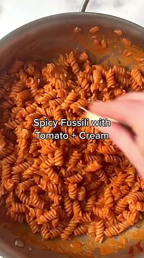 Delicious Spicy Fusilli Recipe by KatCanCook