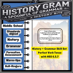 6th Grade Ancient India Grammar – Past, Present, Future Perfect Verb Tense