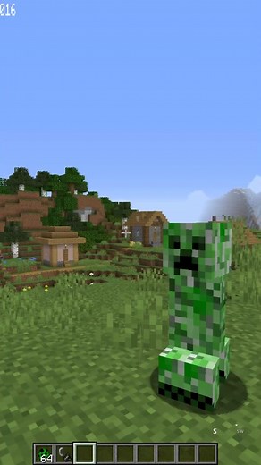 Voici comment faire un super creeper dans Minecraft ! (très facilement en plus) #minecraft #fyp #pourtoi