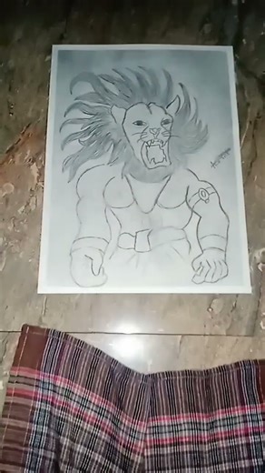 skip this video or comment narsimha drawing #sketch# #artwork #Aaditi Nakhate Arts #