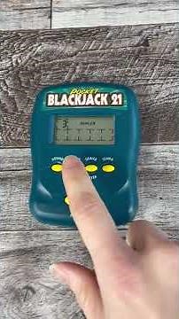 Vintage 1997 Radica Handheld Electronic BlackJack 21 Game