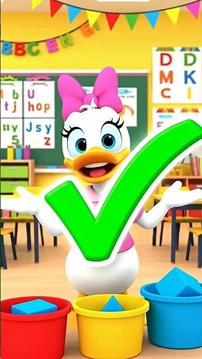 Daisy Duck’s Shape & Color Mix | Learn Multi-Attribute Sorting for Kids