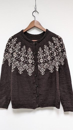 Knitting Patterns | Zanete Husaina on Instagram: "🧶This short video demonstrates the magic of steeking and its application on the #pagansky Fingering edition cardigan. 💪 Watch the full version on our YouTube channel. The Pagan Sky Fingering Edition pattern was released 2 weeks ago! ✨ This design presents a choice - a pullover or cardigan. If you choose the cardigan, you'll get a video tutorial included. This step-by-step guide will take you through the process of steeking. Are you planning to