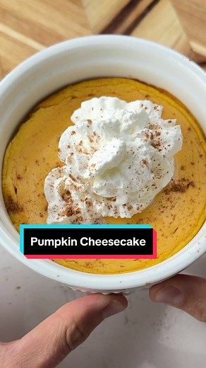 Say “YUM” if you would eat this High Protien Pumpkin Cheesecake 🎃😋🍰... | cottage cheese recipes