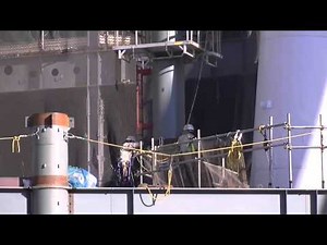 2011/02/01タワー西側、鉄骨搬入～組立、東京スカイツリー