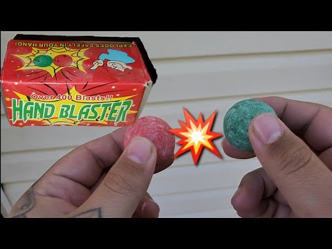 Hand Blaster Noisemaker Balls