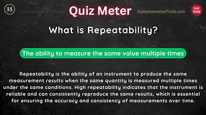 What is Repeatability? Watch Full Video: https://bit.ly/calibrationquestions Website: instrumentationtools.com Tags: #calibration #sensors #measurement #instrumentation | Instrumentation and control engineering