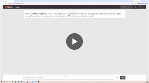 OTbase Insight is a local natural language interface to your OT infrastructure. It empowers all OT stakeholders with instant knowledge about their systems. No need to expose your confidential OT data… | Langner, Inc. (dba OTbase)