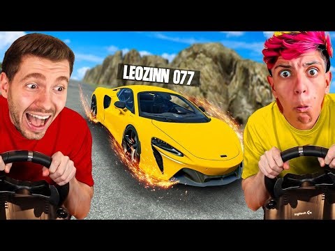 Destruindo o CARRO DO LEOZINN 077 no BeamNG Drive!