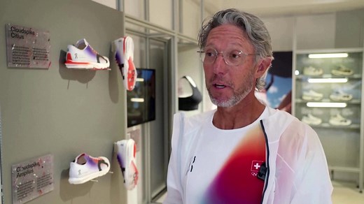 Running brand On made its latest move in the super shoe race on the eve of the Paris Olympics, unveiling a marathon shoe produced by a robotic arm spraying material onto a mold to create a sock-like upper, with no laces https://reut.rs/4dgjN7q | Reuters