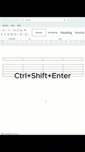 How to split a table in Word in 1 second #word #techniques #goodtricks #knowledge #sharinggoodtips