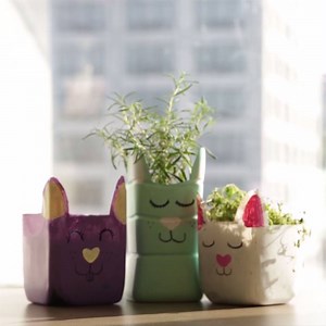 307K views · 1.8K shares | Recycling doesn’t just happen in a blue bin. Reuse your milk jugs with these #DIY springtime bunny planters. #MilkLife | gonnaneedmilk | Facebook