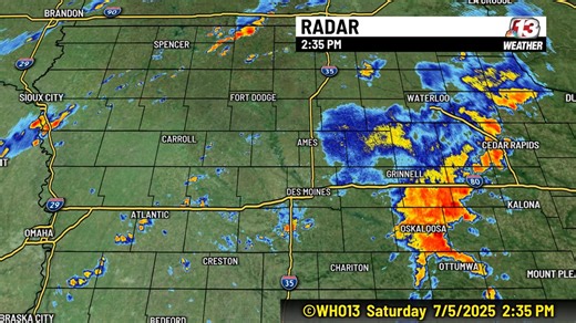 Radar update: | WHO 13 Weather