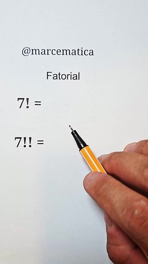 Fatorial #aula #matematica #aprender #escola
