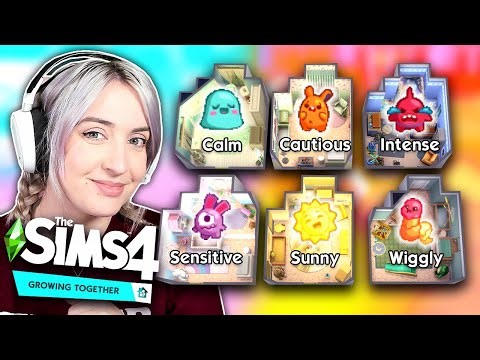 building a room to match each infant trait (the sims 4: growing together)