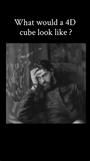 How do you picture a tesseract cube?#viral #maths #mathstricks #trending #mathreels #shorts