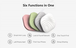 Nut Find3 Smart Tracker - 4-pack in White, Green, Orange, & Grey