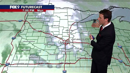 MN weather: Snowflakes Monday with slowly warming temps