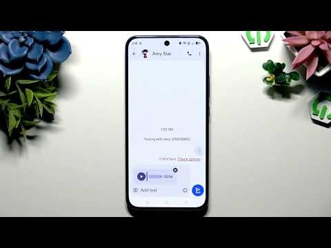 OPPO Reno15 FS – How to Add Audio or Video to a Text Message