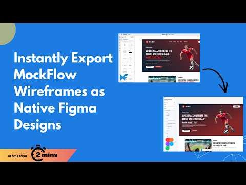 Instantly Export MockFlow Wireframes as Native Figma Designs