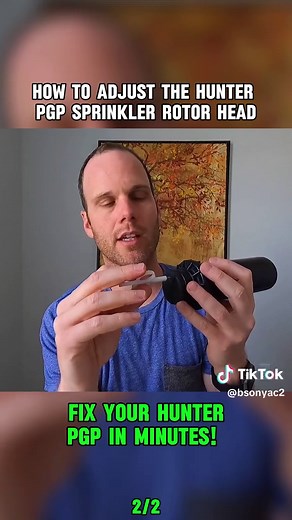 Adjusting Hunter PGP Sprinkler Rotor Head: A Guide