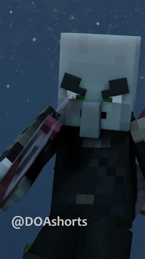 Pillager Raid on Villagers! #minecraft #minecraftanimation
