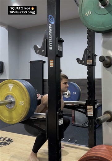 𝗦𝗤𝗨𝗔𝗧 2 reps 🔥 𝟯𝟬𝟱 𝗹𝗯𝘀 𝗚𝘆𝗺 𝗠𝗼𝘁𝗶𝘃𝗮𝘁𝗶𝗼𝗻