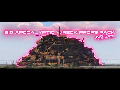 FIVEM | BIG APOCALYPTIC WRECK PROPS PACK | GTA V | MATTEO DESIGN