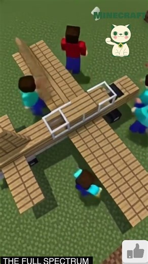 Building an EPIC Minecraft Airplane! ✈️🌍 #Minecraft #MinecraftBuilds #Gaming #Shorts #viral #video