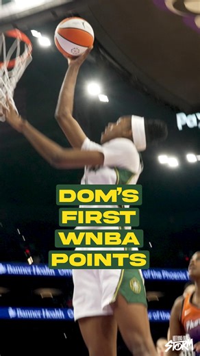 339 reactions · 13 shares | First WNBA points for Dom! 朗 | Seattle Storm | Facebook