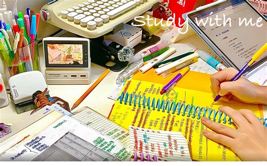 【Ray Hon】•原创•实时沉浸学习2小时study with me 背景音 无音乐 无休息