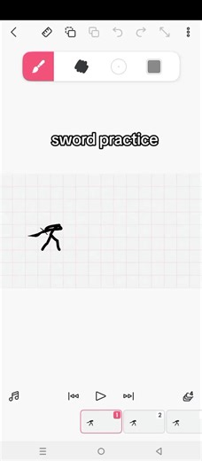 Stickman Sword Fight Animation Tutorial with Flipaclip