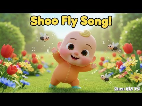 Shoo Fly Song for Children – Nursery Rhyme, Toddler Movement, and Fun with Zuzu
