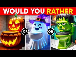 Would You Rather...? Build Your Dream House 👻🏠 Halloween Edition! Hardest Choices Ever | Moca Quiz