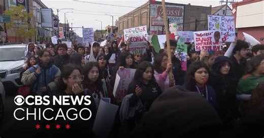 CPS students walk out of class in Little Village to protest immigration enforcement