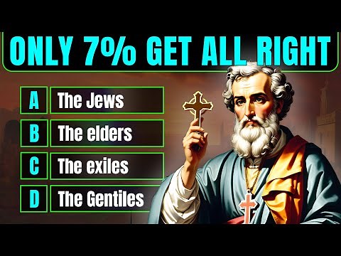 Life of Peter Question & Answer | 25 Bible Questions To Test Your Bible Knowledge | The Bible Quiz
