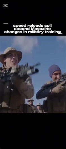 speed reloads spil second Magazine changes in military training