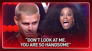 HANDSOME singer sets Coach Kelly's HEART ON FIRE in The Voice | The Voice Global